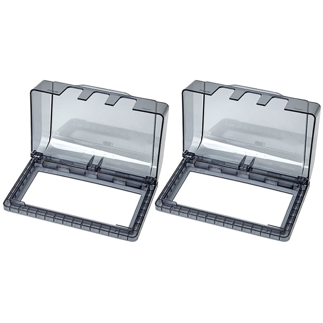 KAKOWELY Outlet Cover 2pcs Waterproof Outlet Cover Outlet Protector Wall Socket Protection Box7.28"X4.33"X1.77"