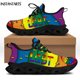 thumbnail image 1 of Zapatillas deportivas de malla de marca de lujo para mujer, diseño de girasoles con teñido anudado, orgullo LGBT, para correr, informales, 1 of 6