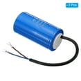 thumbnail image 3 of Uxcell 200uF 250VAC 2 Fils 50/60Hz CD60 Condensateur de Course 2 Pack, 3 of 5