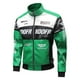 thumbnail image 1 of Chaqueta de cuero estilo Hong Kong para hombre, franjas de diferente Color, diseño de coche de carreras, ropa de motocicleta, nuevo modelo transfronterizo, 1 of 5