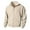 Beige, variant on WRKEKC Jackets for Men No Hood Solid Color Fleece Jacket with Zipper Pockets Long Sleeve Casual Outerwear Fall Winter Warm for Men