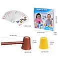 thumbnail image 3 of Tabletop Games For Children Brain Battle Whack A Mole Game Parent Child Interactive Training Reaction Skill Activity Size Not Specified Learning Play, 3 of 9