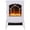 White, variant on Zootealy Freestanding Electric Fireplace Heater with Realistic Flame Effect, 1450W Adjustable Modes, Overheat Protection, Auto Shut Off, 22 in, for Living Room Bedroom Small Spaces