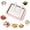Pink, variant on ABCISI Rolled Ice Cream Maker Kit, At Home Rolled Ice Cream Maker, Manual Rolled Ice Cream Machine, DIY Rolled Ice Cream Tray for Kids & Adults with 2 Scrapers for Families and Parties (White)