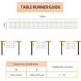 thumbnail image 5 of Linen Buffalo Check Plaid Spring Table Runner 108 Inches Long Farmhouse Spring Summer Easter Home Kitchen Dining Room Table Decorations, 5 of 5