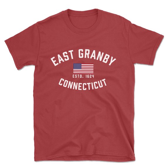 East Granby Connecticut Patriot Men's Cotton T-Shirt