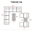 thumbnail image 3 of Tuscan 13 Piece Outdoor Wicker Patio Furniture Set 13a, 3 of 7