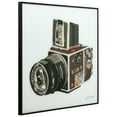 thumbnail image 3 of Empire Art Direct SLR Camera on Reverse Printed Art Glass and Anodized Aluminum Black Frame Wall Art, 24" x 24" x 1", Ready to Hang, 3 of 9