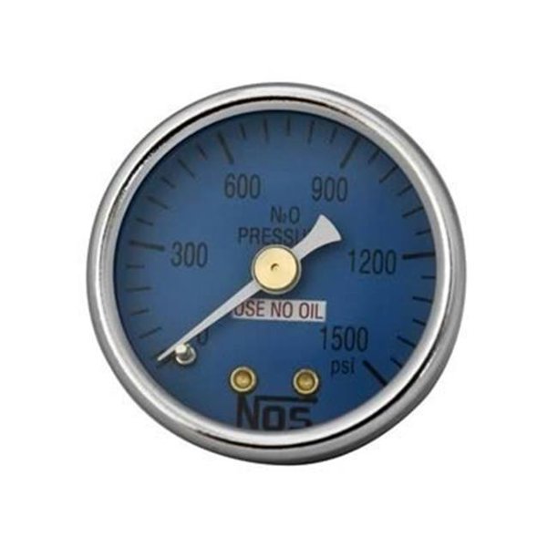 NOS 15913 Nitrous Oxide Pressure Gauge 1.5 In.