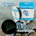 thumbnail image 2 of Reaction Tackle 9 Strand - Hi Vis Green 20LB 300yd, 2 of 7