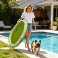 thumbnail image 4 of MKHSQHDG Today's Deals Inflatable Float Floating Bed Floatie Mat | Swimming Pool Bed Float for Lake Use Inflatable Float Summer Pool, 4 of 5