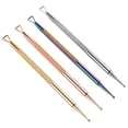 thumbnail image 3 of OUNONA 4 Pcs Outils de Retrait de Cuticules en Acier Inoxydable Doré pour Femmes à Domicile, 3 of 8