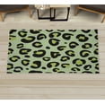 thumbnail image 1 of Animal Decorative Rug, Leopard Animal Skin Pattern in Abstract Style Wild Safari Jungle Theme, Quality Carpet for Bedroom Dorm and Living Room, 6 Sizes, Yellow Green, by Ambesonne, 1 of 1