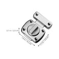 thumbnail image 2 of BESTYASH Zinc Alloy Door Lock Latch for Home Use, Stylish and , Easy to Install, Fits Bathroom and Bedroom Doors, 2 of 8