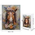 thumbnail image 2 of Funny Horse 500 Large Piece Jigsaw Puzzles for Adults - Alpaca | Puzzles | Puzzles for Adults | Colorful Floral Puzzle | Jigsaw Puzzle Size 20.5"x15.0", 2 of 8