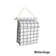 thumbnail image 3 of Naiovety Organizador de bolsas de almacenamiento, bolsas colgantes, bolsillos para artículos diversos, soporte para ropa de papel, ropa Juegos de accesorios de baño Cuadrícula blanca Talla grande, 3 of 6