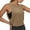 Khaki, variant on Gyujnb Women Loose Sleeveless Workout Tank Top, Breathable Moisture‑Wick Cropped Athletic Yoga Gym Cover‑Up Vest,Wine