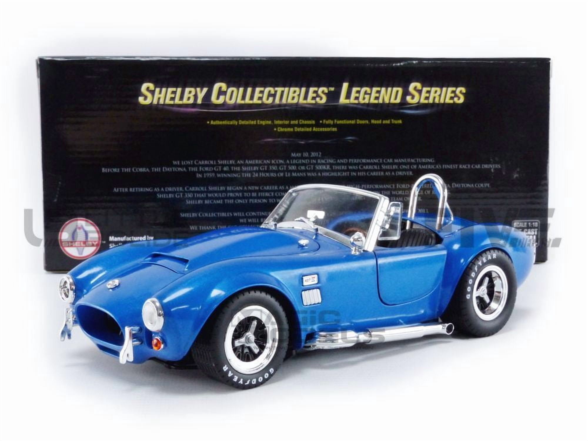 1966 Shelby Cobra Super Snake Blue 1/18 Diecast Model Car by