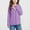 Purple, variant on Girls Full Zip Fleece Hoodie Jacket Soft Fuzzy Sherpa Hooded Coat Fall Winter Outerwear with Pockets 5-14Y