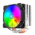 thumbnail image 2 of Ventiladores RGB Del Conector de 4 piezas Del Disipador de Calor Del Refrigerador de La CPU para LGA 1366 1156 1150 1151, Disipación de Calor Ráp Yotijar enfriador de cpu, 2 of 7