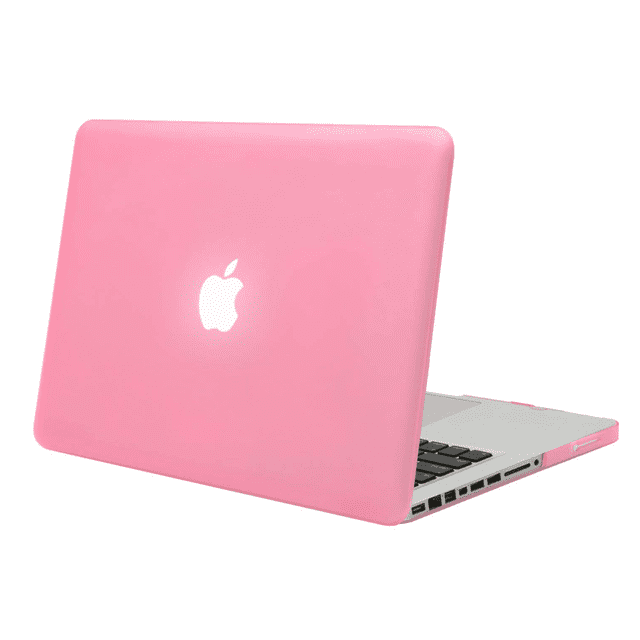Funda izÜg Carcasa compatible con MacBook Air 13 pulgadas A2337 M1 A2179 A1932 Matte Rosa