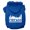 Blue, variant on Chicago Skyline Screen Print Pet Hoodies