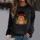 thumbnail image 2 of Gibobby Sudaderas para mujer sudadera de – Sudadera del día de la Sudadera cómoda para mujer para de la (tipo 5)(Negro, S), 2 of 3
