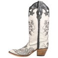 thumbnail image 3 of Corral Women's Floral Inlay Western Boot Snip Toe - C3935 7 M  US, 3 of 5