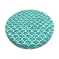 thumbnail image 6 of Uemuo Aquamarine Glitter1 Pattern Round Bar Stool Seat Covers Washable Stool Cushion Slipcover Elastic Bar Chair Covers-14 inch, 6 of 7