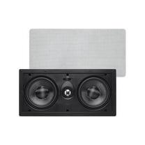 Monoprice 2-Way Carbon Fiber In-Wall Center Channel Speaker - Dual 5.25 Inch (Single) - Alpha Series
