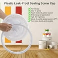thumbnail image 4 of Bucket Lid 5 Gallon Bucket Leak-Proof Bucket Seal Lid for Plastic Bucket Compatible with Gamma (White), 4 of 7