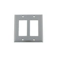 thumbnail image 1 of Nostalgic Warehouse 719846 New York Switch Plate with Double Rocker, Bright Chrome, 1 of 3