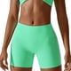 thumbnail image 1 of Pantalones cortos informales para mujer, elásticos transpirables para levantamiento de cadera para deportes de gimnasio (L verde) Ehuebsd Para Estrenar, 1 of 8