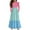 #A03-Light Green, variant on Abcomgle Long Dresses for Girls 12-14 Casual A-Line Ruffle Long Sleeve Girls Long Dresses Colorblock Crew Neck Sundresses Tiered Dresses with Pockets,Hot Pink