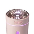thumbnail image 2 of Humidificador de aire para coche, 300ml de capacidad, luz nocturna colorida, Mini USB, difusor de aceite esencial portátil para el hogar y la Oficina, color rosa, 2 of 5