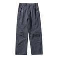 thumbnail image 4 of Zszcpp Summer Pants For Mens 2025 Mountaineering Windproof Rushing Climbing Side Open Zip Loose Straight Trousers Casual Trouser, 4 of 5