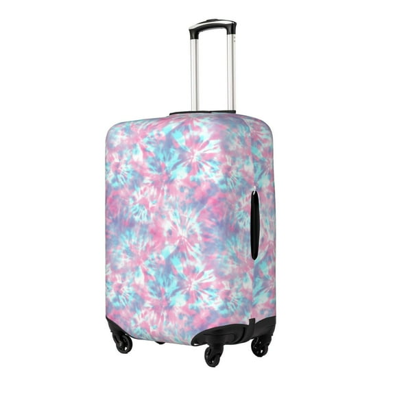 Gukieu Tie Dye Print Suitcase Protective Cover, Elastic Zipper Buckle Suitcase Protective Cover, Suitable for Travel, Business Trip-Small