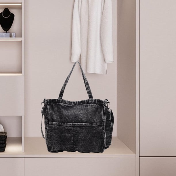 Bolso de hombro Yinane para mujer de gran capacidad Negro