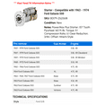 thumbnail image 2 of Starter - Compatible with 1963 - 1974 Ford Galaxie 500 1964 1965 1966 1967 1968 1969 1970 1971 1972 1973, 2 of 2