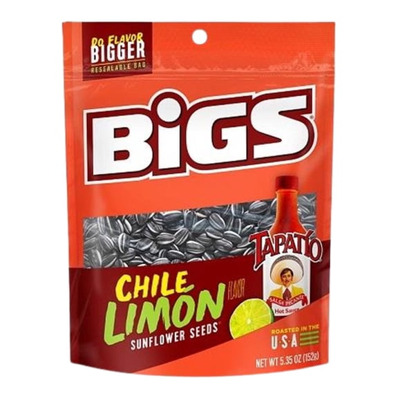 bigs sunflower seeds tapatio chile limon 5.35 Oz Pack Of 2