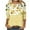 1Yellow, variant on PuLe Blouses For Women Color Block Patchwork Shirts for Women 3/4 Sleeve Loose Crew Neck T Shirts Fall Summer Casual Soft Blouses