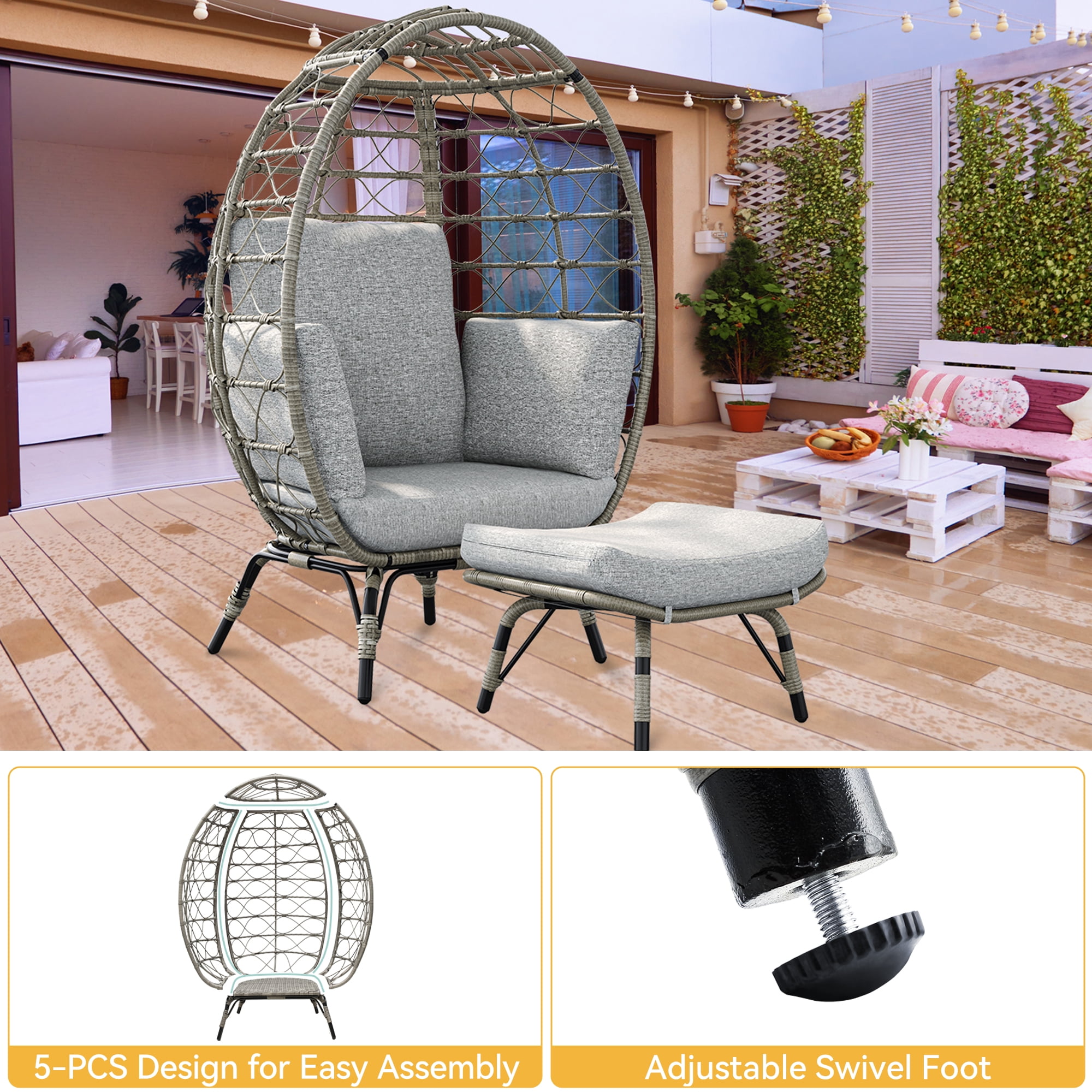 Office Chair Wellow Baytree Egg Swivel Chair Swivel Chair Baytree