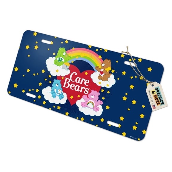 Care Bears Classic Logo Group Novelty Metal Vanity Tag License Plate