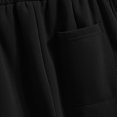 thumbnail image 6 of safuny Clearance Women's Thicken Jogger Cuff Pants Solid High Elastic Waist Clothing Running Gym Sports Retro Summer Comfy Trousers Fashion Black XL, 6 of 8
