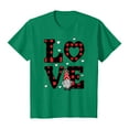 thumbnail image 5 of felwors Valentines Day Cute Love Heart Gnome Pink Women Girls Premium Tri-Blend T-Shirt(Green, XL), 5 of 8