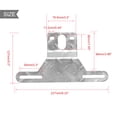 thumbnail image 4 of Anxingo Trailer License Plate Light Bracket Aluminum Plate Light Mount Holder Fit for Mount Camper Car RV Truck, 4 of 7