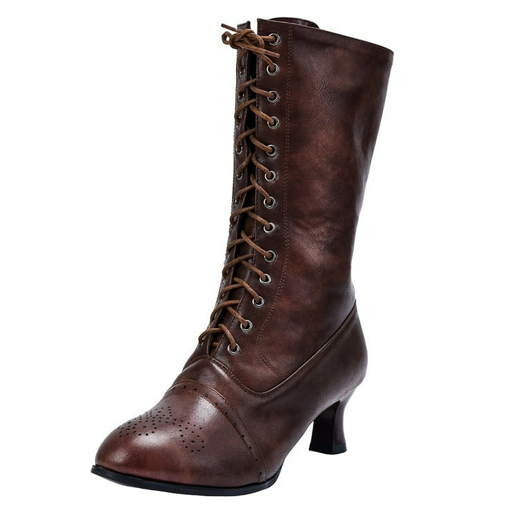 Cowboy boots spike heels cheap