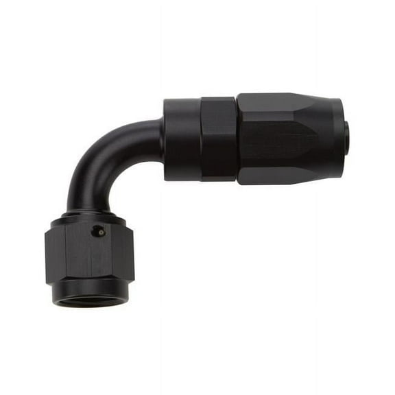 Allstar Performance ALL49356, Reusable Hose End Black 90 Deg Elbow -16 0