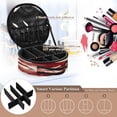 thumbnail image 4 of BZSMCE Makeup Bag Large Travel Cosmetic Bag with Adjustable Dividers Fashion Crane Dance Printed, 4 of 7