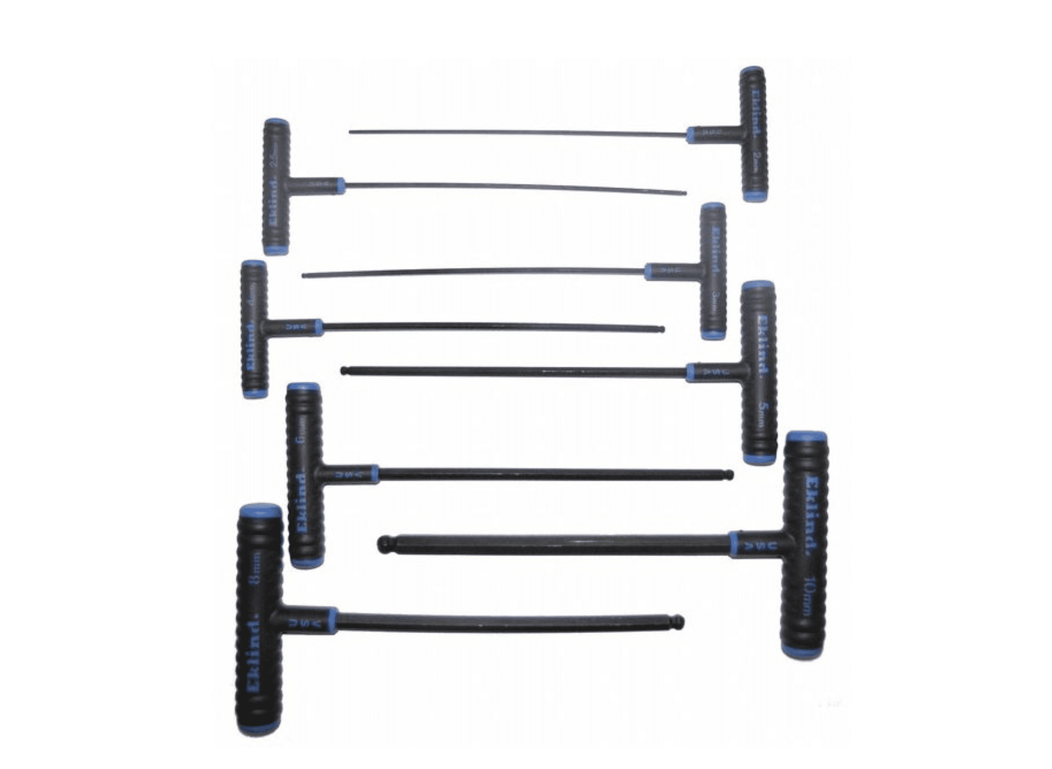 8 Piece Metric T-Shape Hex Key Set, 64808